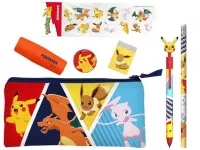 Pokémon stationery set with pencil case and stickers