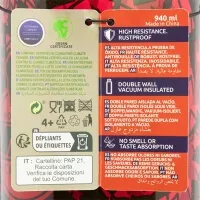 Pokémon travel mug label