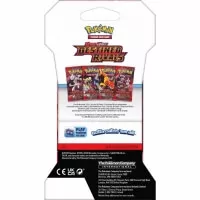 Pokémon Destined Rivals Sleeved Booster - the back of the booster