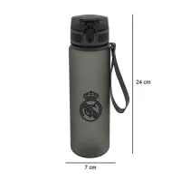 Dimensions of the drinking bottle with Real Madrid football club motif