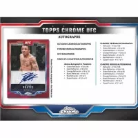 Topps UFC Chrome Hobby Box 2025 - sběratelské karty MMA