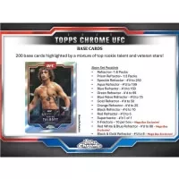 Topps UFC Chrome Mega Box 2025 - MMA Collectible Cards