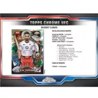 Topps UFC Chrome Mega Box 2025 - MMA Collectible Cards
