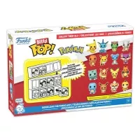 Pokémon Bitty POP! Bulbasaur 4-pack - back of the pack