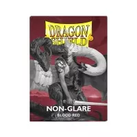 Dragon Shield Matte Non-Glare Card Sleeves - Blood Red