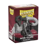 Dragon Shield Matte Non-Glare Card Sleeves - Blood Red