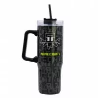 Stainless steel XL thermo mug Minecraft 940 ml