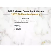 2025 Topps Marvel Comic Book Heroes 1975 Golden Anniversary - Hobby Box