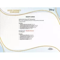 2025 Topps Walt Disney Chrome Mega Box