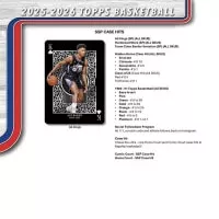 2025-2026 NBA Cards Topps Basketball Hobby Box
