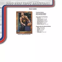 2025-2026 NBA Cards Topps Basketball Mega Box