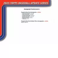 2025 Topps Baseball Hobby Box Update Series - Collectible Cards