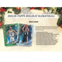 2025-2026 NBA Cards Topps Basketball Holiday Mega Box