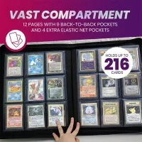 Evoretro Shield+ Topload Cards Binder 216 Cards Neon Green