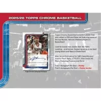 2025-2026 NBA Cards Topps Chrome Basketball Hobby Box