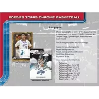 2025-2026 NBA Cards Topps Chrome Basketball Hobby Box