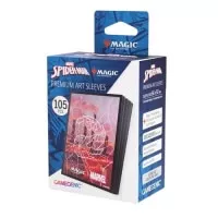 Card Covers Gamegenic - MTG Marvel's SpiderMan Premium Art Sleeves - Spider-Man Mountain (105 pcs)
