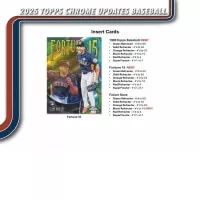 2025 Topps Chrome Update Series Baseball 