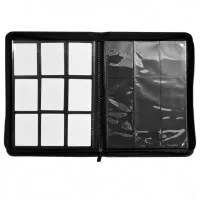 TCG Guru 9-Pocket Zippered Toploader Album - Black