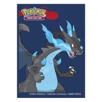 Pokémon Mega Charizard X card sleeves - 65 pcs