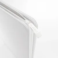 Gamegenic Zip-Up 4-Pocket Card Album - White