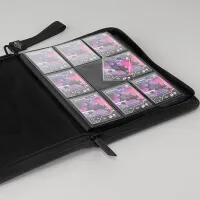 Card Album Raw2Rare 9-Pocket ZipBinder 360 Black