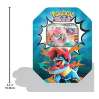 Pokémon Ascended Heroes Tin - Mega Feraligatr ex Dimensions