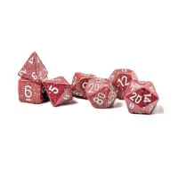RPG Dice: Speckled Lava Stone Polyhedral 7-Dice Set