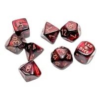 TCG Lab Lustrous Gothic Copper Polyhedral 7-Die Set