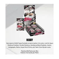 Contents of the 2026 Topps Football Flagship Hobby Box NFL Cards